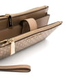 thumbnail image 2 of Michael Kors Womens Jet Set Double Zip Wristlet (Camel., One Size) 34H3GJ6W4M-222, 2 of 7
