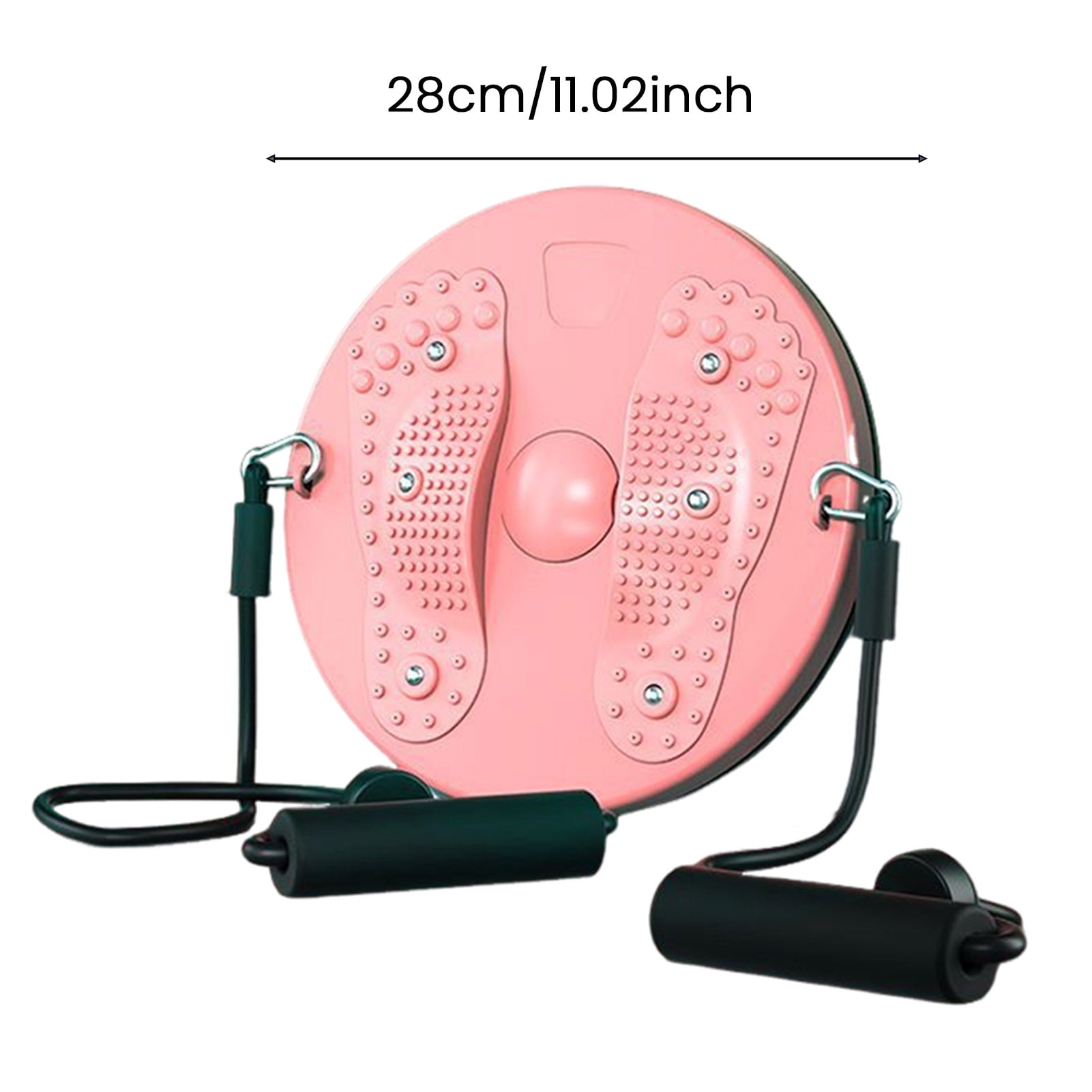 YIFAEUX Waist Twist Disc Board with Drawstring Magnetic Foot Massager Waist Sculptor Twister Abdominal Muscles Strengthening Body Shaping Twisting Disc