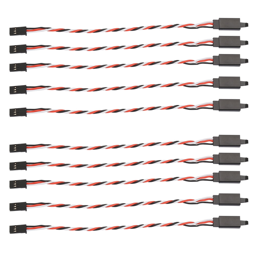 RC Servo Extension Wire Cable, 24K Gold Plated 60 Cores Servo Extension