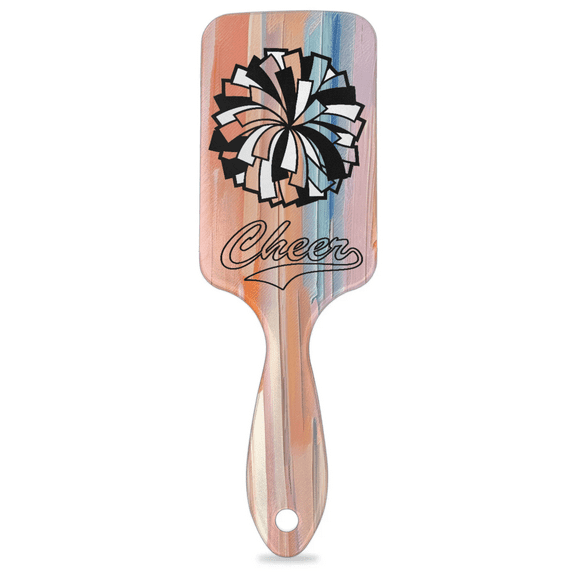 Qzjjjmy Cheerleading Hair Brush Cheer Detangling Massage Scalp Hair Brush for Girls