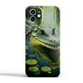 thumbnail image 1 of Crocodile Case Compatible with iPhone 12,Aesthetic Art Design Full Cover Protective Case, 1 of 5