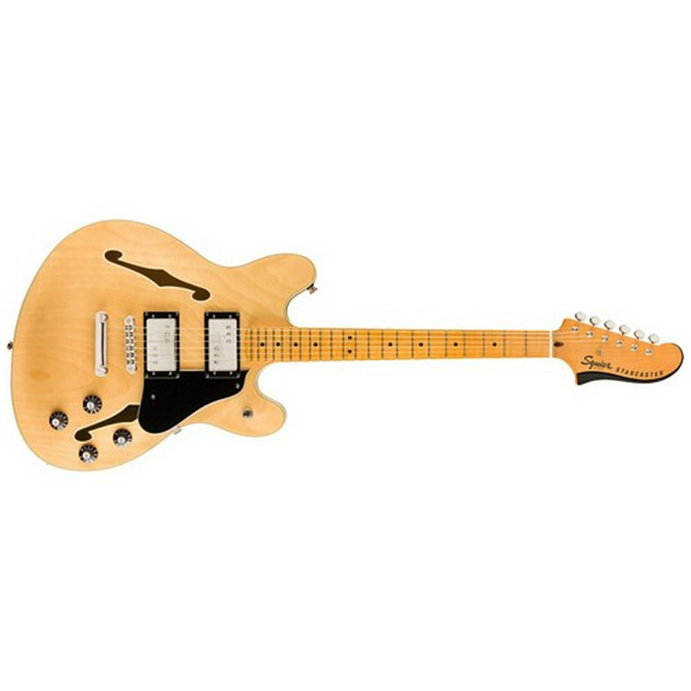Squier Classic Vibe Starcaster SemiHollow Electric Guitar (Natural