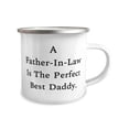 thumbnail image 2 of A Father-In-Law Is The Perfect Best Daddy. 12oz Camper Mug, Father-in-law Present From Son, Brilliant For Dad, 2 of 2