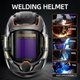 thumbnail image 4 of Casco de soldadura ANDELI con 4 luces LED, oscurecimiento automático, color verdadero, 4 of 7