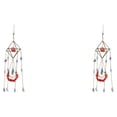 thumbnail image 1 of Bewildely Crystal Suncatcher Colgante Rainbow Maker con marco de metal Decoración Wind Chime Adornos Ventana Interior Árbol de Navidad Type5 NO5, 1 of 6