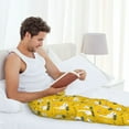 thumbnail image 5 of Daiia cartoon goose Pattern Men's Sleep Pant with Pockets and Drawstring,Pajama Pants-X-Large, 5 of 6