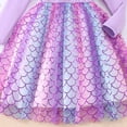 thumbnail image 4 of Gyexs Little Girls Tule Tutu Dress Toddler Kids Flutter Sleeve Princess Sundress Casual Summer Outfit Clothes Z13-Purple 2-3 Years, 4 of 6