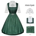 thumbnail image 6 of Dirndl Dress for Women Oktoberfest German Bavarian Traditional Costume Vintage Midi Dress with Apron, 6 of 8