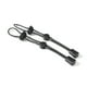 thumbnail image 5 of Sonducket de 2 piezas, bastón para caminar, cuerda elástica, mochilero, soporte reutilizable para caña de acampar, equipo anticaída para Negro 2Conjunto, 5 of 6