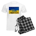 thumbnail image 6 of CafePress - Pray For Ukraine Sweatshirt, Stand With Uk Pajamas - Men's Light Loose Fit Cotton Pajama Set, 6 of 7