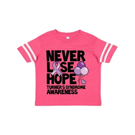 

Inktastic Turners Syndrome Awareness Never Lose Hope Gift Toddler Boy or Toddler Girl T-Shirt