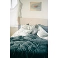 thumbnail image 3 of Pavish Export Linen Duvet Cover 100% natural stonewashed linen duvet cover in dark blue bedding donna quilt cover 2 pillow Twin, 3 of 5