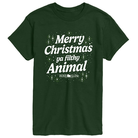 Home Alone - Merry Christmas Filthy Animal - Men's Short Sleeve Graphic T-Shirt