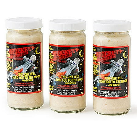 Deli Direct Rocket Radish XXX Hot Horseradish, 8.5 oz, 3 (Best Hot Sauce Gifts)