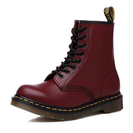 

Stylish Lace Up Ankle Boots Round Toe Anti-slip Rubber Boots Women‘s Footwear