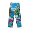 thumbnail image 5 of Junzan Men'S Pajama Pants Little Sea Turtles Sleepwear Pants Pj Bottoms Drawstring And Pockets, 5 of 9