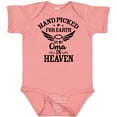 thumbnail image 3 of Inktastic Handpicked for Earth by My Oma in Heaven with Angel Wings Boys or Girls Baby Bodysuit, 3 of 5