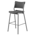 thumbnail image 5 of NPS Cafe Time Series 42" Modern Plastic and Steel Stool in Charcoal Slate, 5 of 5