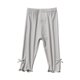 thumbnail image 1 of Odeerbi 2-12 Años Niñas Modal Leggings Stretchy Tights Pantalones Color Sólido Suave Elástico Bow Tie Pantyhose, 1 of 5