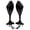 Black, variant on Motorcycle Rear View Side Mirrors LED Turn Signal Dirt Bike For Ducati Kawasaki Honda Yamaha SUZUKI Accessories