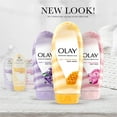 thumbnail image 6 of Olay Moisture Ribbons Plus Shea + Lavender Oil Body Wash, 18 oz - 2 Pack, 6 of 9