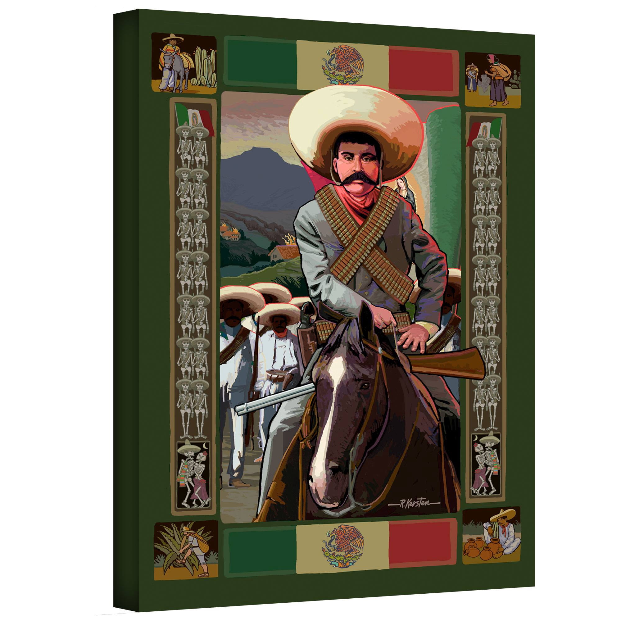 Rick Kersten "Zapata" Gallery-Wrapped Canvas