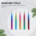 thumbnail image 4 of EeaseCA 5pcs Manicure Iridescence Double End Silicone Pen Practical Embossed Stick, 4 of 7