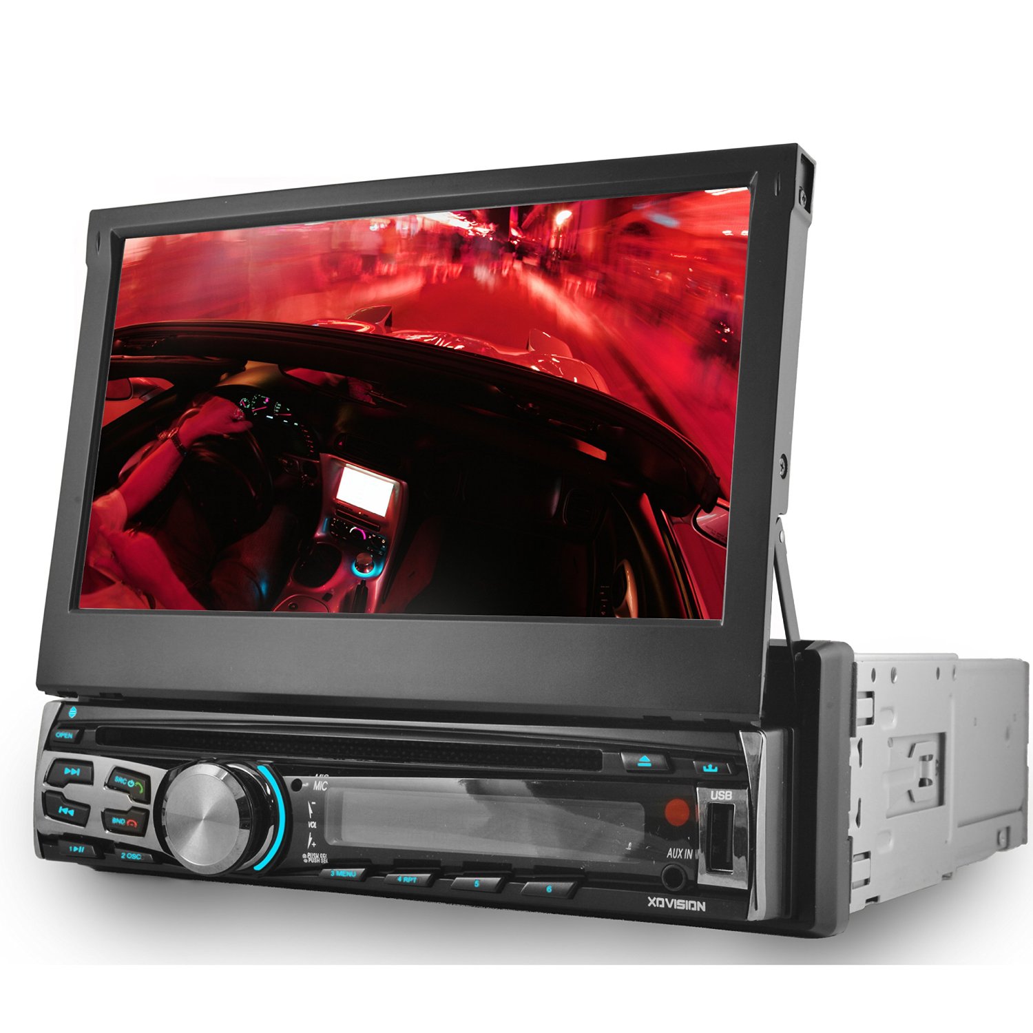 XO Vision X358 7" Single-din In-dash DVD Receiver With Bluetooth - image 2 of 5