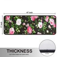 thumbnail image 5 of Kitchen Rugs Sets Of 2,Pioneer Flower Floral Print Pattern Anti Fatigue Kitchen Mat Rugs Non Slip Washable,Decorative Kitchen Floor Mats for Kitchen,Sink,Laundry,17"x47"+17"x47", 5 of 5