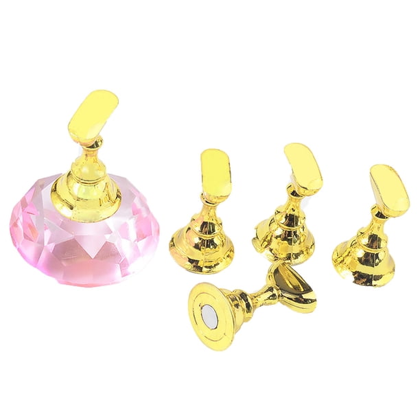 Polvo de uñas de aleación magnético para uñas, base de diamante de cristal artificial para salón de manicura, herramienta de bricolaje para uñas.