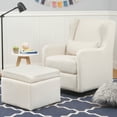 thumbnail image 2 of Carter's by DaVinci Adrian Swivel Glider with Storage Ottoman, Performance Cream, 2 of 11