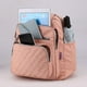 thumbnail image 2 of Mochila de mujer con carga USB para teléfono móvil, mochila de hombro multiusos para mujer, bolso de viaje, 2 of 6