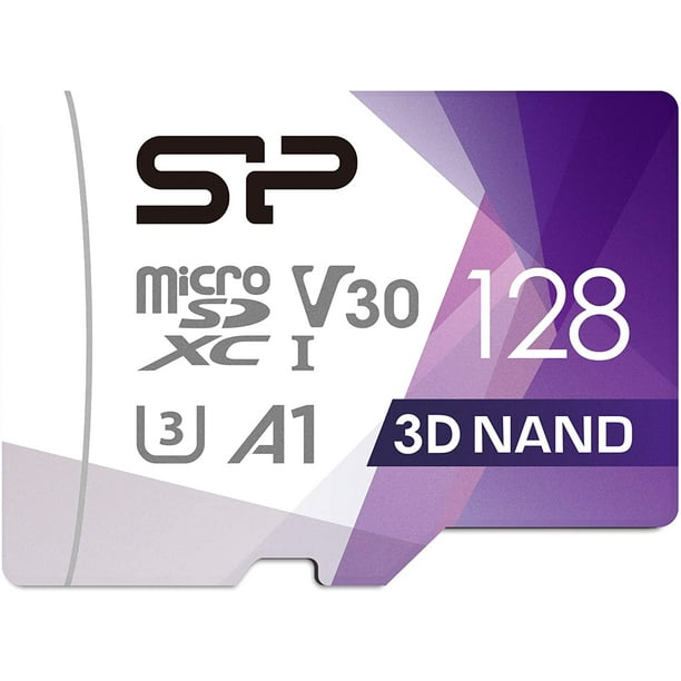 Silicon Power Carte Micro SD 128 Go U3 Compatible Nintendo-Switch