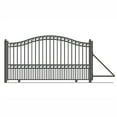 thumbnail image 2 of ALEKO Paris Style Steel Sliding Driveway Gate 18 feet with Pedestrian Gate, 2 of 15