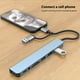 thumbnail image 4 of Adaptador Multipuerto ANGGREK Puerto 8 De 3,5 Mm En 1 Transferencia De Datos Rápida USB C Hub USB 2.0 Para Tableta, 4 of 8