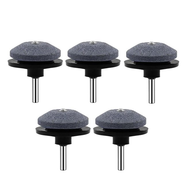 5PCS Lawnmower Dull Blade Sharpener, Lawn Mower Blade Sharpener Tool, Universal Blade Sharpeners for Lawn Mowers,Black