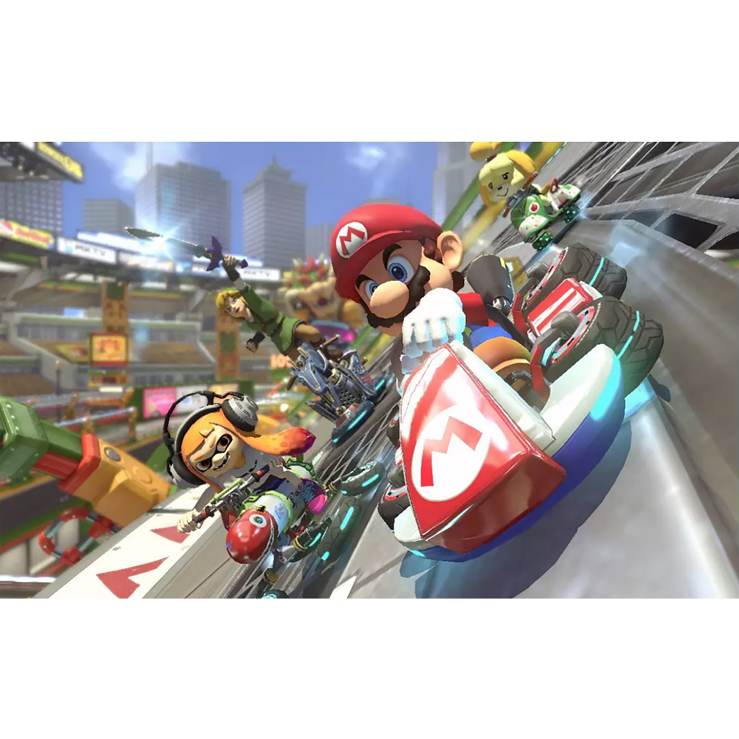 Mario Kart 8 Deluxe Game for Nintendo Switch with Game Caddy