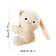 thumbnail image 2 of Cute Bunny Stuffed Animal Plush, 4.3 Inch Small Soft Plushie, Desk Ornament for Home Decor, Easter Basket Stuffers, Valentines Day Gifts, Car Decor, 1pcs R, 2 of 6
