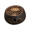 thumbnail image 2 of AMLESO Ceramic Teapot Warmer Coffee Warmer Base with Tealight Tray Warming Heating Base Metal Warmer Plate A, 2 of 8