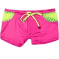 thumbnail image 1 of Men's Low Waist Solid Color Striped Drawstring Hot Spring Quick Dry Swimming Briefs, 1 of 3