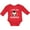 Red, variant on Inktastic I Love My Grandma with Cute Penguin and Hearts Girls Long Sleeve Baby Bodysuit