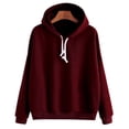 thumbnail image 3 of Chandail à Capuchon Mode pour Femmes, Chandail Hip-hop, Chandails Molletonnés, Chandail à Enfiler, Manteau à Capuche, Hauts à Manches Longues, 3 of 3