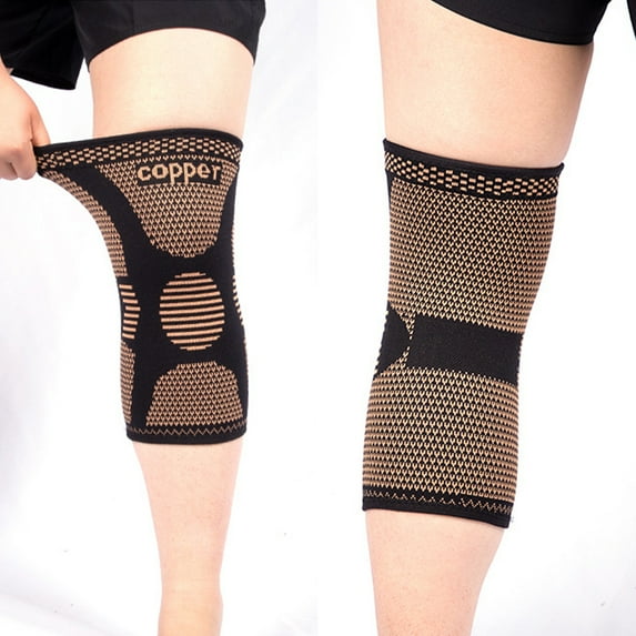 Vnanda 1Pc Professional Knee Brace, Compression Knee Sleeve with Patella Gel Pad & Side Stabilizers, Knee Support Bandage for Pain Relief, Medical Knee Pad for Running