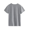 thumbnail image 5 of Xuanfei Women Mama Gift Shirt It's My First Mother's Day Letter Daisy Print T-shirt, 5 of 7