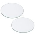 thumbnail image 1 of Unique Bargains 1.46x0.06' Dia Flashlight Glass Lens, 2 Pcs Polished Edge Glass Lens, Transparent, 1 of 5