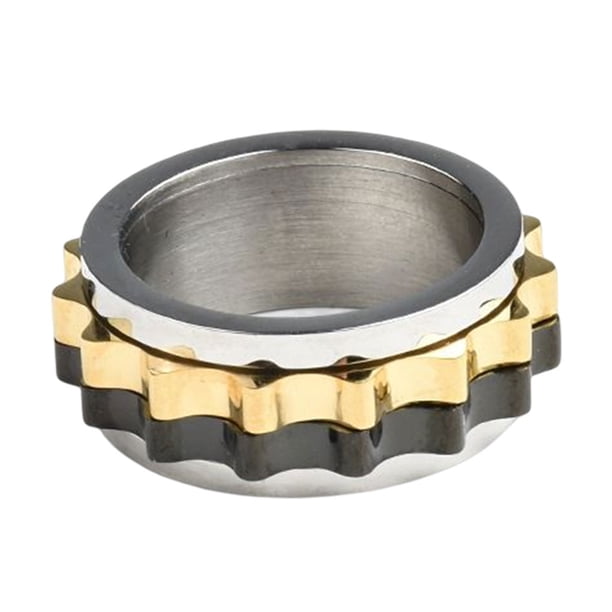 Guardurnaity Anillo de hombre Diseño especial Anillos de moda Accesorios de decoración de joyería de dedo multiusos Regalos de Navidad Ropa, zapatos y accesorios Miscelánea 9# color primario Guardurnaity AP016433-04