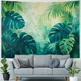 thumbnail image 4 of JRXY Palm Leaves with Lush Branches and Leaves Tropical Jungle Palm Leaves Tapestry Painting, 4 of 6