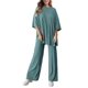 thumbnail image 5 of Conjunto de Chándal para Mujer PRETTYGARDEN Verano Conjunto Casual Fruta Verde S, 5 of 7