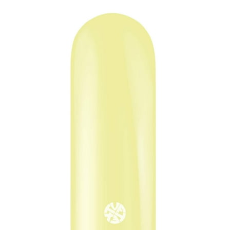 260T TUFTEX Tuftex Lemonade Yellow Latex Entertainer Balloons (50 Pack) - Party Supplies Decorations