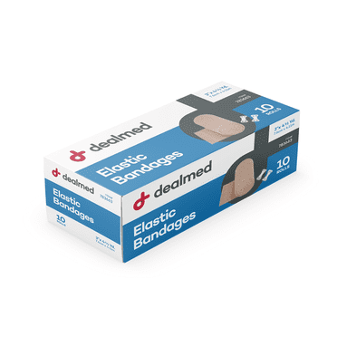 Dealmed Oval Fabric Adhesive Bandages, 7/8" x 1.25", 100 Count (2 Pack)